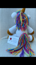 Load image into Gallery viewer, Leila the Crochet Unicorm