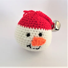 Load image into Gallery viewer, Crochet Snowmen Christmas Tree Decorations