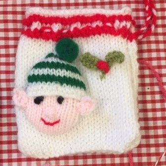 Knitted Child Christmas Goody Bag