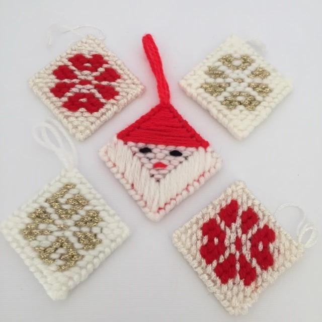 Crochet Snowflakes and Father Christmas Tree Decoration Collection