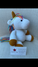 Load image into Gallery viewer, Leila the Crochet Unicorm