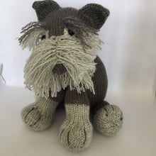 Load image into Gallery viewer, Pixie the Knitted Schnauzer